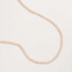 By Charlotte - Live in Peace Pearl Choker - Silver
