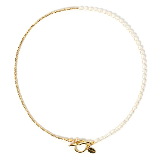 Arms Of Eve - Jacinta Pearl - Gold Necklace