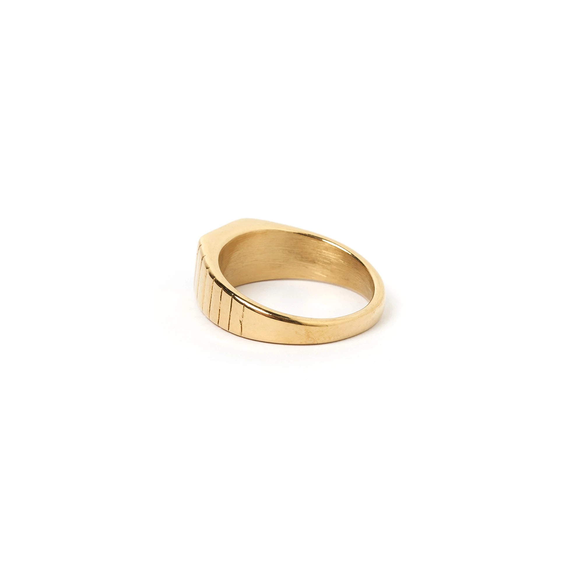 Arms Of Eve - Yang Signet Ring - White/Gold