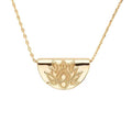By Charlotte - Lotus Short Necklace - Gold