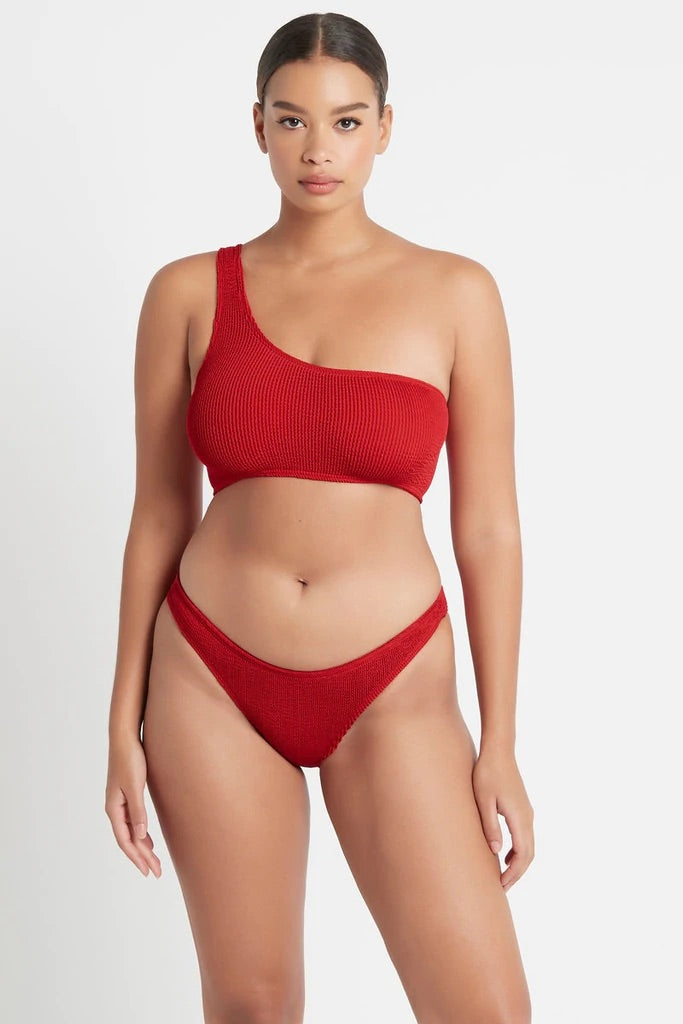 Bond-Eye Swim - Samira Crop - Baywatch Red Eco