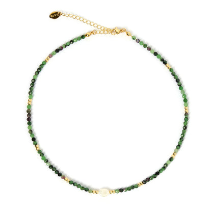 Arms of Eve - Mila Gemstone Necklace - Clinozoisite