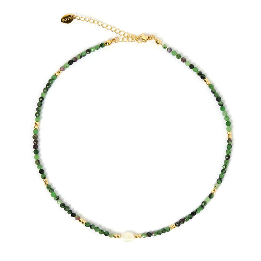 Arms of Eve - Mila Gemstone Necklace - Clinozoisite