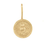 Cleopatra's Bling - Sacre Coeur Flames Pendant - Gold