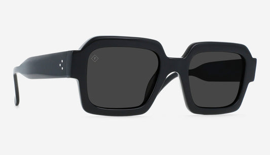 Raen - Mistiq - Crystal Black/Smoke Polarized