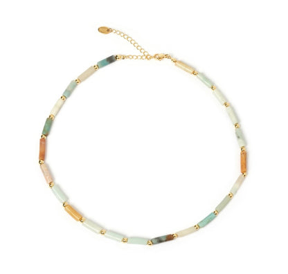 Arms Of Eve - Yasmin Gemstone Necklace - Amazonite