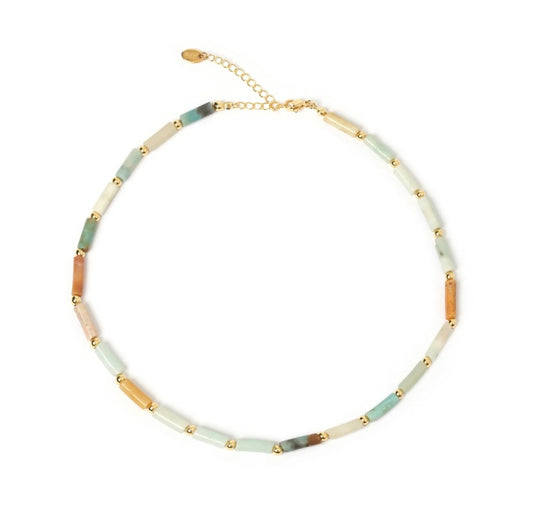 Arms Of Eve - Yasmin Gemstone Necklace - Amazonite