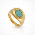 Kosmos - Ring Amazonite Gold