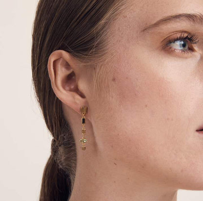 Temple Of The Sun - Cindi Earrings - Gold
