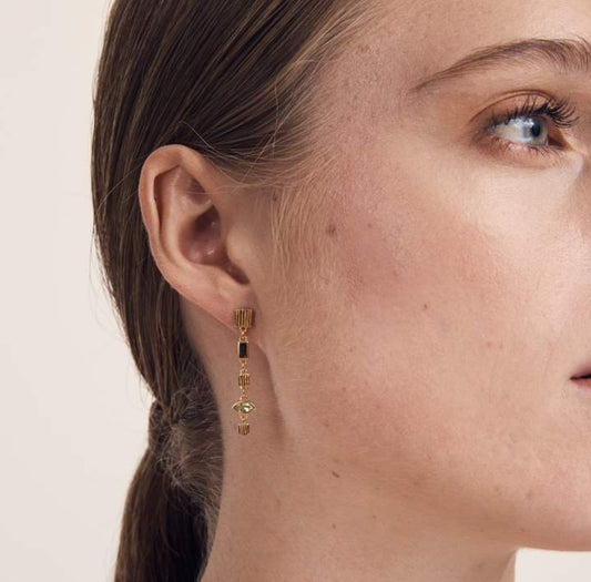 Temple Of The Sun - Cindi Earrings - Gold