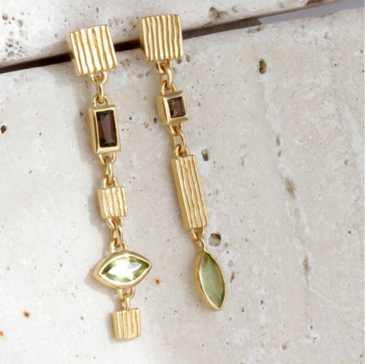Temple Of The Sun - Cindi Earrings - Gold