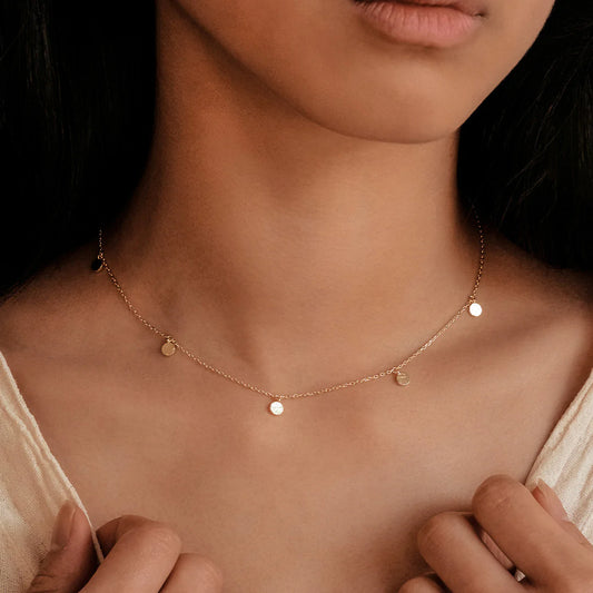 By Charlotte - Embrace The Light Choker - Gold