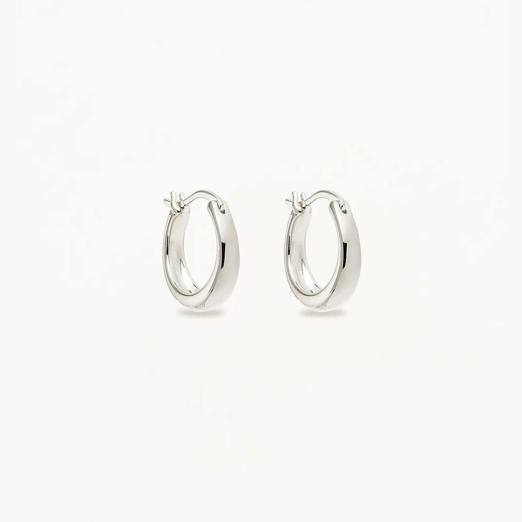 By Charlotte - Infinite Horizon Small Hoops - Silver