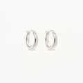 By Charlotte - Infinite Horizon Small Hoops - Silver