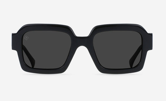 Raen - Mistiq - Crystal Black/Smoke Polarized