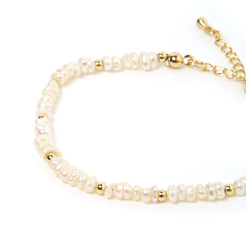 Arms Of Eve - Lucia Pearl Bracelet - Gold