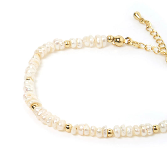 Arms Of Eve - Lucia Pearl Bracelet - Gold