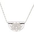 By Charlotte - Lotus Short Necklace - Silver