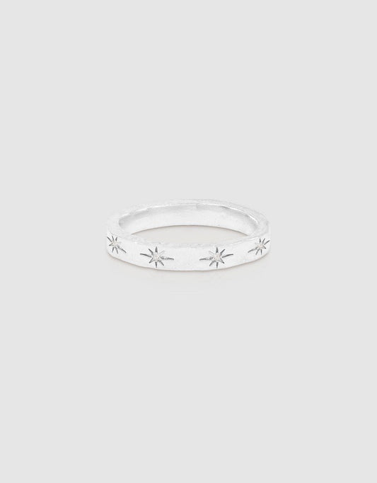 By Charlotte - Stardust Ring - Silver