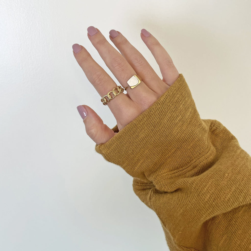 Arms Of Eve - Cleo Gold & Mother of Pearl Ring