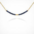 Rhodes - Necklace Sapphire Gold