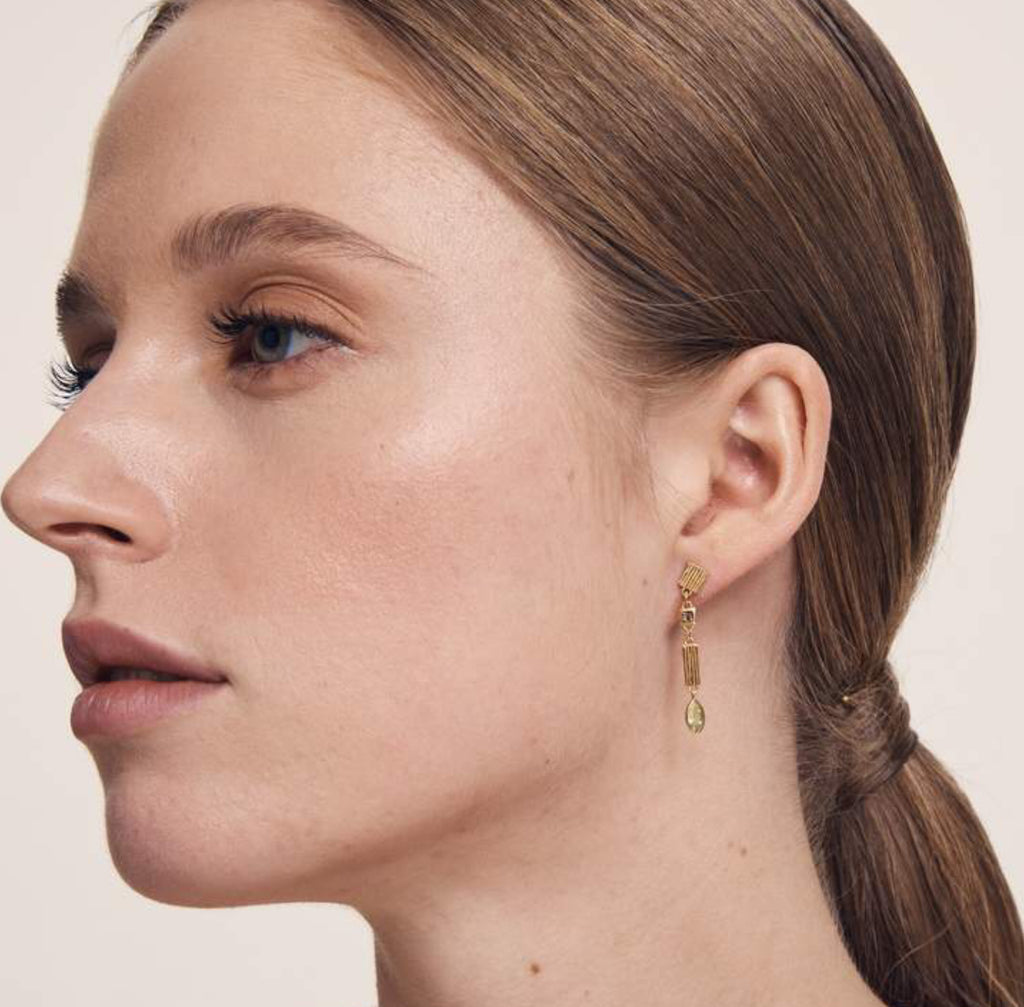 Temple Of The Sun - Cindi Earrings - Gold