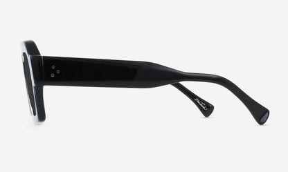 Raen - Mistiq - Crystal Black/Smoke Polarized
