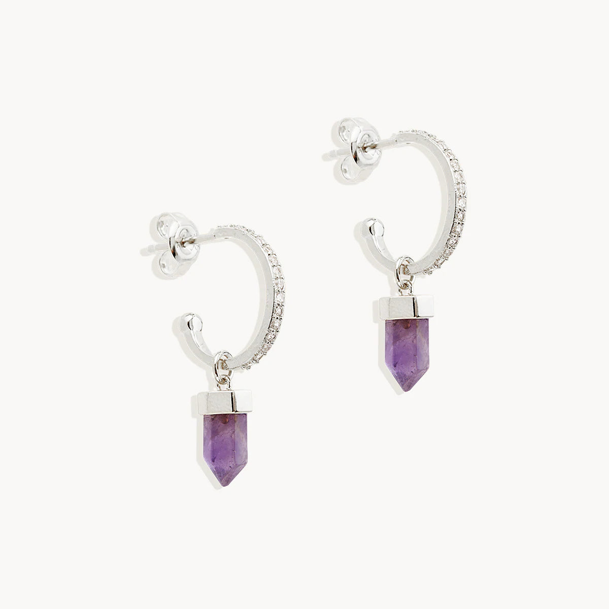 By Charlotte - Intention of Protection - Amethyst/Silver