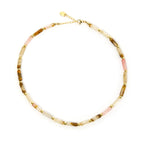 Arms of Eve - Yasmin Gemstone Necklace - Watermelon Rind Quartz