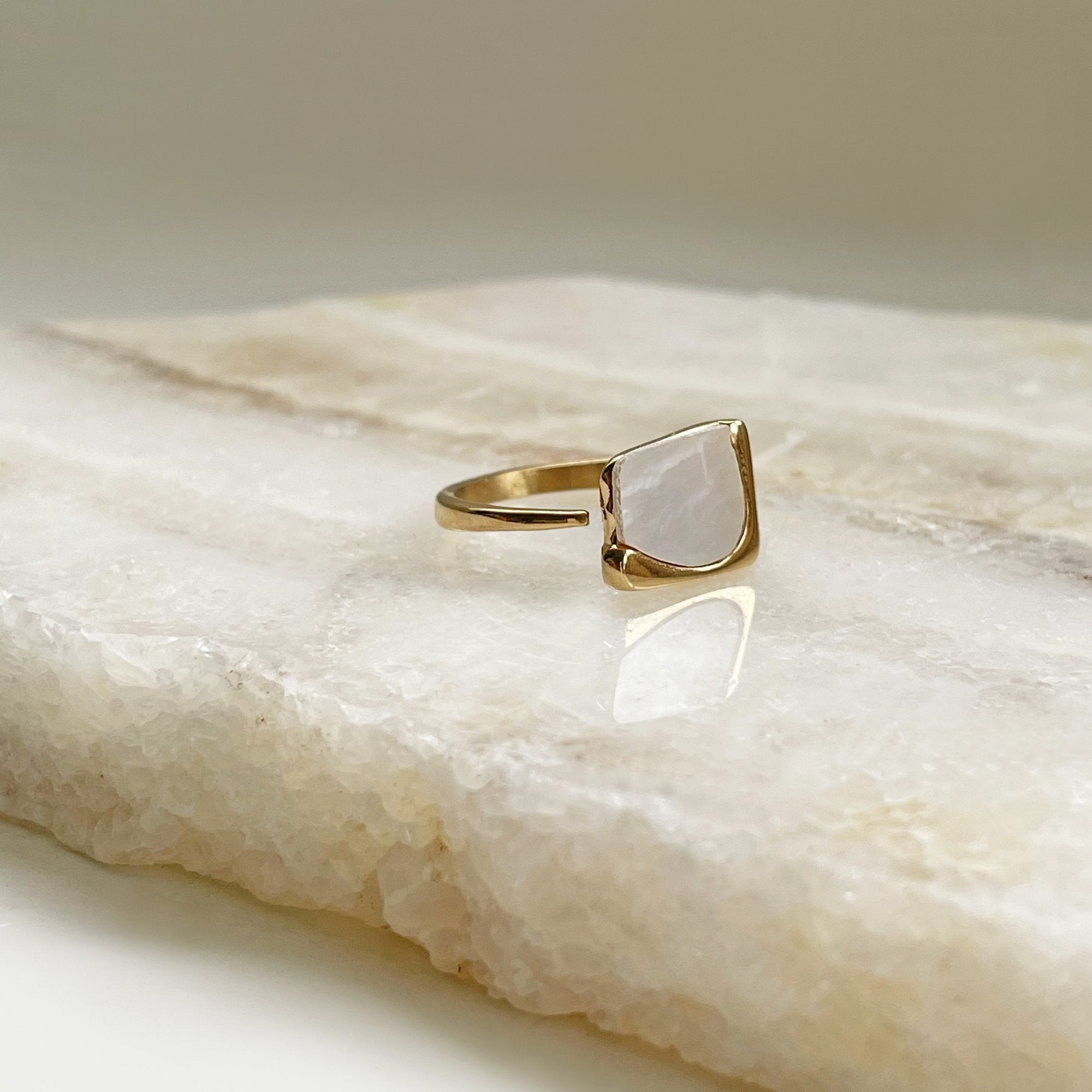 Arms Of Eve - Cleo Gold & Mother of Pearl Ring