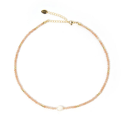 Arms Of Eve - Mila Choker - Gemstone and Pearl
