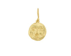 Cleopatra's Bling - Moon Face Pendant - Gold