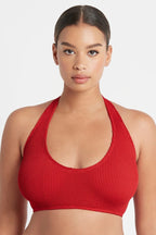 Bond-Eye Swim - Samira Crop - Baywatch Red Eco