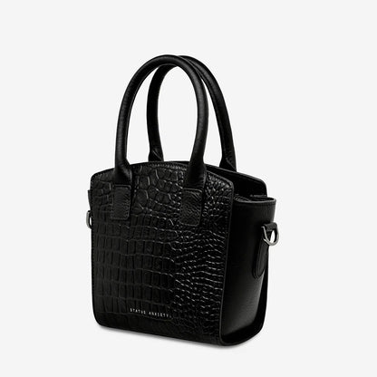 Status Anxiety - Worst Behind Us - Black Croc Embross