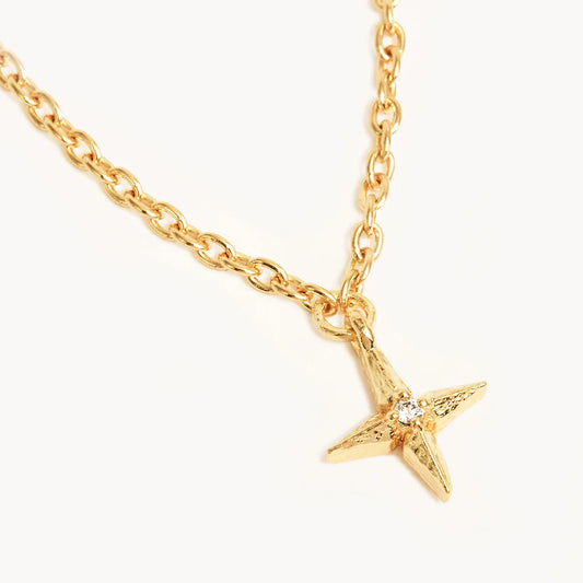 By Charlotte - To The Moon And Back Choker - Gold