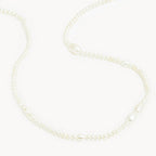 By Charlotte - Lunar Light Pearl Choker - Gold