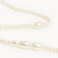 By Charlotte - Lunar Light Pearl Choker - Silver