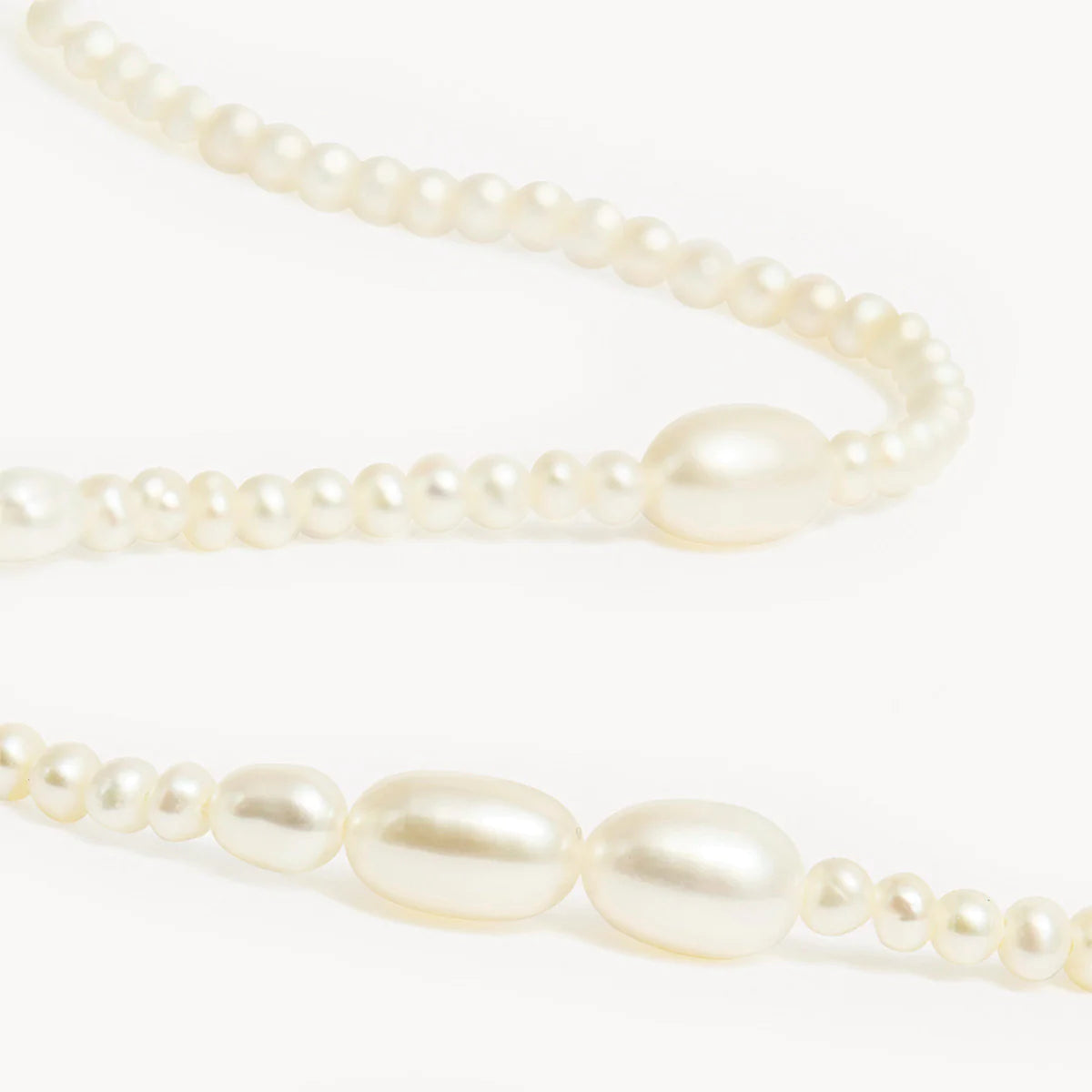 By Charlotte - Lunar Light Pearl Choker - Silver