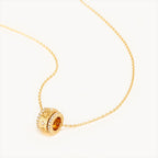 By Charlotte - I Am Enough Spinning Meditation Necklace - Gold