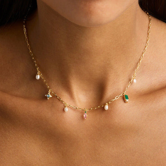 By Charlotte - Connect To The Universe Choker - Gold