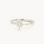 By Charlotte - Dancing in Starlight Ring - Silver