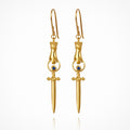 Temple Of The Sun - Alexa Earrings - Gold