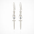 Temple Of The Sun - Alexa Earrings - Silver