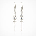 Temple Of The Sun - Alexa Earrings - Silver