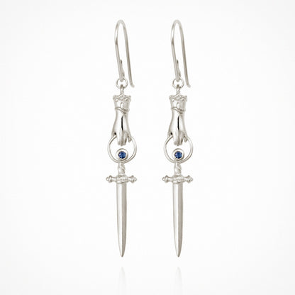 Temple Of The Sun - Alexa Earrings - Silver