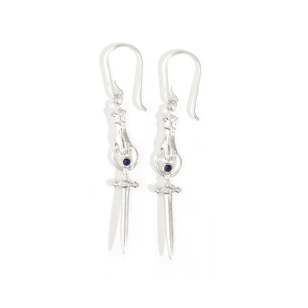 Temple Of The Sun - Alexa Earrings - Silver