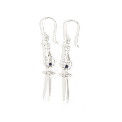 Temple Of The Sun - Alexa Earrings - Silver