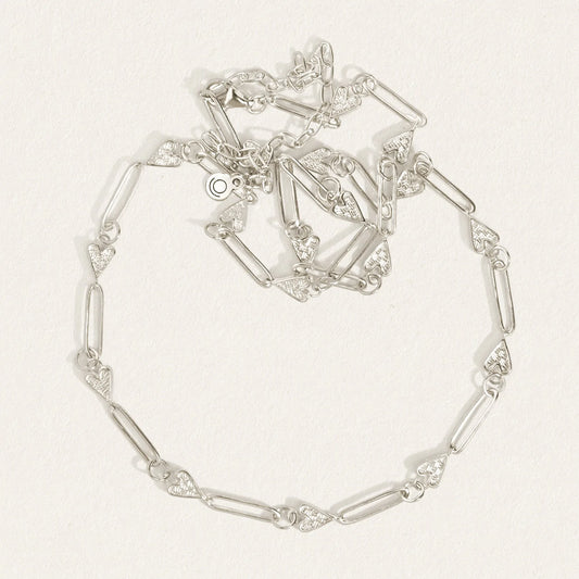 Temple of the Sun - Amore Chain Necklace - Silver