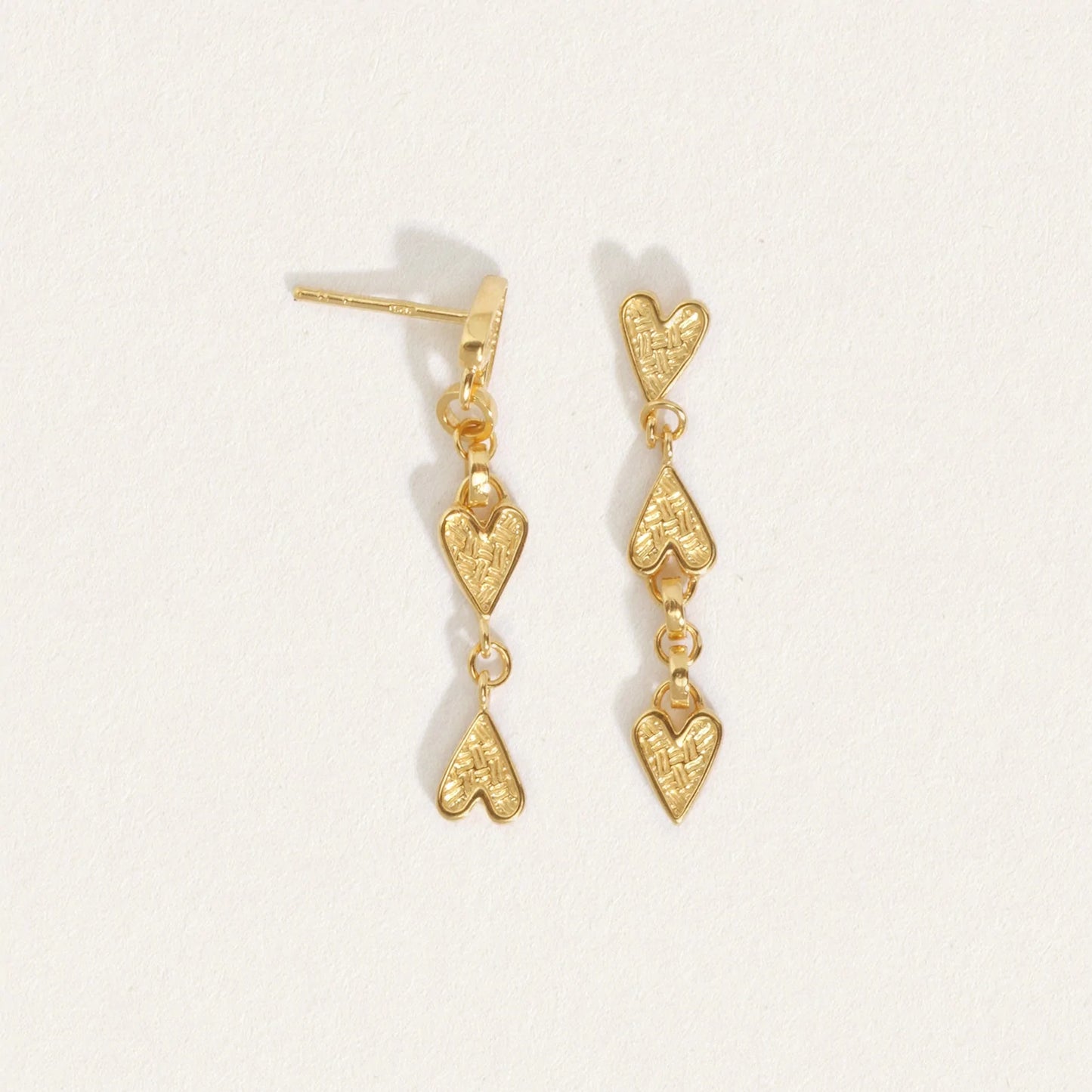 Temple of the Sun - Amore Earrings - Gold