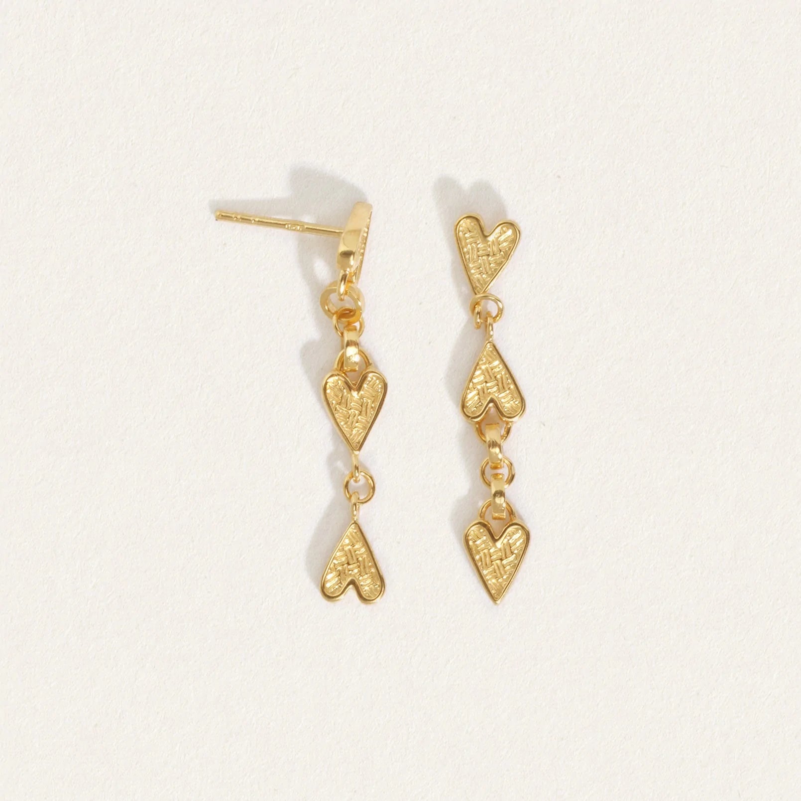 Temple of the Sun - Amore Earrings - Gold